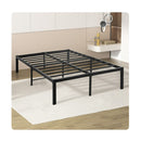 Metal Bed Frame Heavy Duty Storage Space