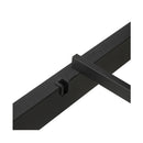 Bed Frame Metal Bed Base King Single Size Platform Foundation Black Paula