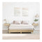 Bed Frame No Mattress Sonoma Oak 150X200 Cm Engineered Wood