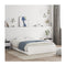 Bed Frame With Drawers Without Mattress White 135X190 Cm