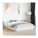 Bed Frame Without Mattress White 150X200 Cm