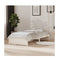 Bed Frame Without Mattress White Solid Wood 90X190 Cm