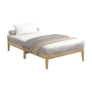Bed Frame Double Size Pine Wood Bed Base