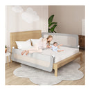 Bed Rail Baby Kids Safety Adjustable Small Grey