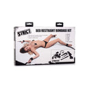 Bed Restraint Bondage Kit Black