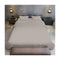 4pc 1000 Thread Count Cotton Rich King Bed Sheet Set CVC Microfibre Blend Silver