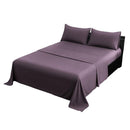 Lilac Cotton microfibre 1000TC 4pc King sheet set