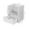 Bedside Table Drawer White