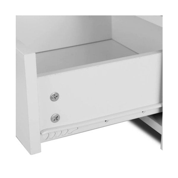 Bedside Table Drawer White