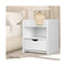 Bedside Table Drawer White