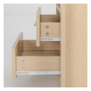 Bedside Tables 2 Drawer 1 Shelf Zuri Oak