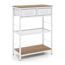 Behind Sofa Table With 2 Drawers And Shelves For Bedroom Or Foyer