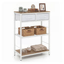 Behind Sofa Table With 2 Drawers And Shelves For Bedroom Or Foyer