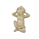 Beige Hear No Wise Polyresin Monkey Statue