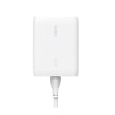 Belkin Boostcharge Pro 200W Usb C Gan Wall Charger White
