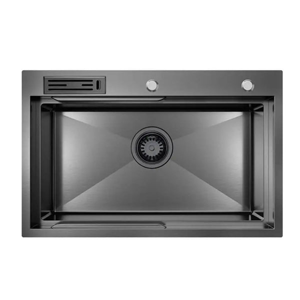 Belle Luxe Single Bowl Kitchen Sink 750Mm Pvd