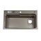 Belle Luxe Single Bowl Workstation Kitchen Sink Dual Step