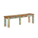 Bench 160X35X46 Cm Solid Reclaimed Wood