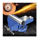 Bench Vice Anvil Swivel Blue 200Mm