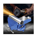 Bench Vice Anvil Swivel Blue 200Mm
