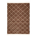 Berber Kilim Brown Wool Rug 200Cmx280Cm