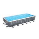 Swimming Pool Frame Above Ground Rectangular Filter Pump Ladder 7M