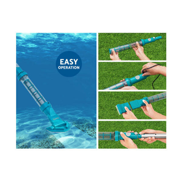 Pool Cleaner Cordless With Pole Swimming Pool Automatic Vacuum