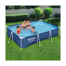 Bestway Swimming Pool Steel Frame Above Ground Rectangular Filter