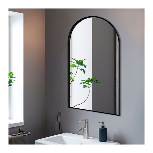 Bathroom Bevel Edge Wall Vanity Decor Makeup Mirror Arched