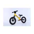 Kids Balance Bike Training Aluminium Yellow With Suspension 12 Tyres