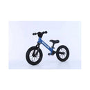 Kids Balance Bike Training Aluminium Blue With Suspension 12 Rubber