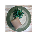 Billie Green Round Rug 120Cm