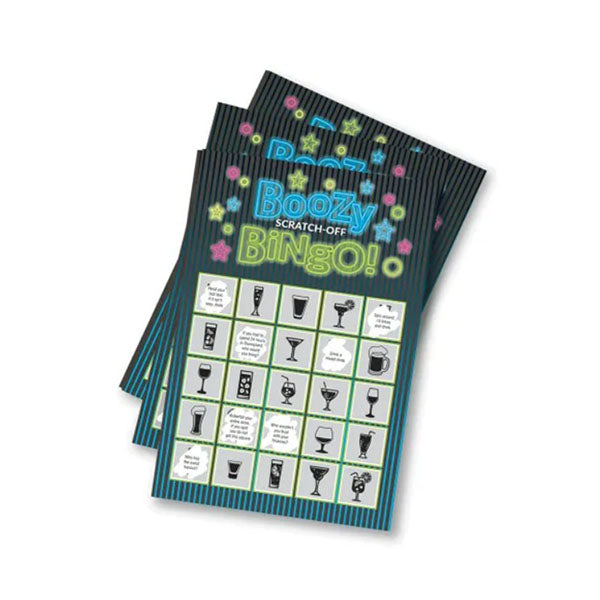 Boozy Bingo Drinking Scratcher Card