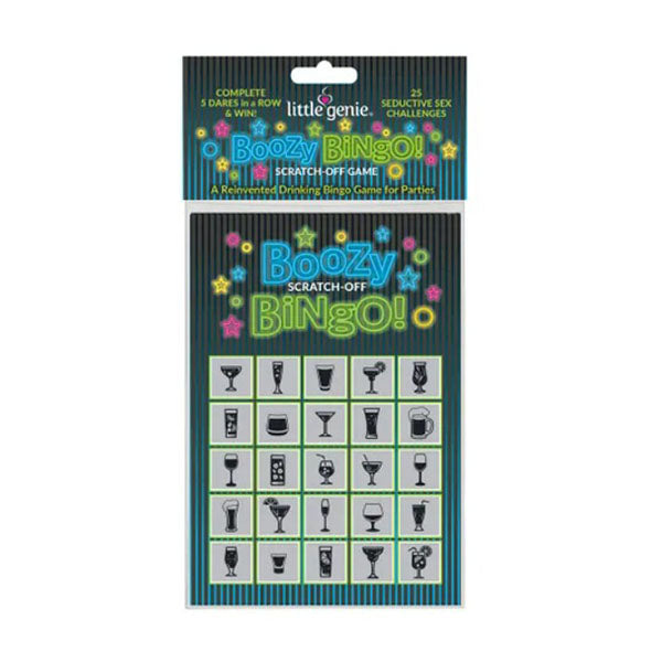 Boozy Bingo Drinking Scratcher Card