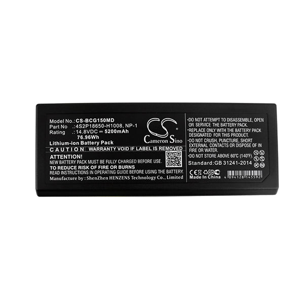 Cameron Sino 5200Mah Cs Bcg150Md Replacement Battery For Biocare