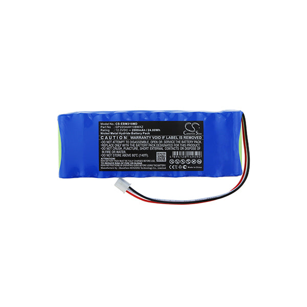 Cameron Sino Cs Ebm310Md 2000Mah Replacement Battery For Bionet