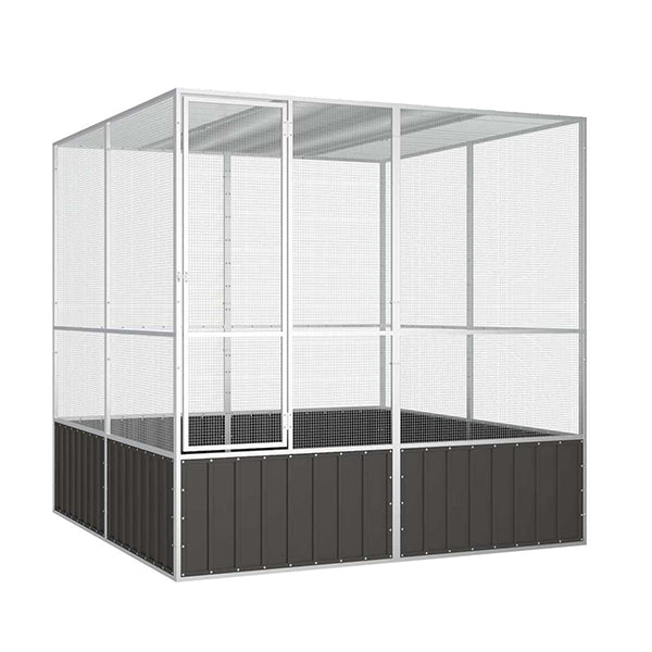 Bird Cage Anthracite Galvanised Steel