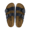 Birkenstock Arizona Birko Flor Narrow Fit Sandal Blue Size 36 Eu