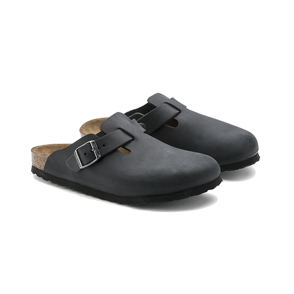 Birkenstock Unisex Boston Fl Sandal Black