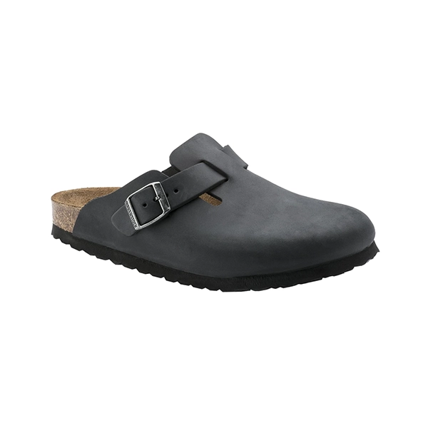 Birkenstock Unisex Boston Fl Sandal Black