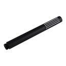 Black 8 Inch Brass Handheld Shower Head Set Top Water Inlet