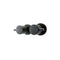 8 Inch Ss304 Shower Heads Set 3 Modes Handheld Head Wall Taps Black