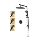 12 Inch 300Mm Shower Heads Set 3 Mode Handheld Head With Shower Mixer
