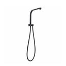 Aca Shower Head Set 8 Inch Square Rain Handheld Head Black Wels