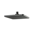Aca Shower Head Set 8 Inch Square Rain Handheld Head Black Wels