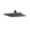 Aca Shower Head Set 8 Inch Square Rain Handheld Head Black Wels