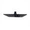 Black 8 Inch Rain Shower Head Set Shower Arm Diverter Wall Mixer Tap