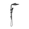 Black Bath Massage 12 Inch Stainless Steel Shower Head 3 Mode Handheld