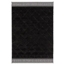 Black Fara Sophisticated Rug 200Cmx290Cm