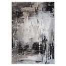 Black White Trendy Eclipse Rug